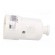 Connector: AC supply | female | socket | 2P+PE | 230VAC | 16A | white image 3