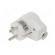 Connector: AC supply | male + female | plug/socket | 2P+PE | 250VAC paveikslėlis 2