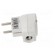 Connector: AC supply | male + female | plug/socket | 2P+PE | 250VAC image 3
