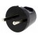 Connector: AC supply | male | plug | 2P | 230VAC | 16A | Type: round | black image 2