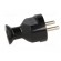 Connector: AC supply | male | plug | 2P | 230VAC | 16A | Type: round | black image 7