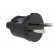 Connector: AC supply | male | plug | 2P | 230VAC | 16A | Type: round | black image 8
