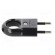 Connector: AC supply | male | plug | 2P | 250VAC | 10A | Type: flat | black image 7