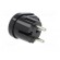 Connector: AC supply | male | plug | 2P | 250VAC | 16A | black | for cable image 8
