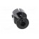 Connector: AC supply | male | plug | 2P | 250VAC | 16A | black | for cable image 5