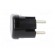 Connector: AC supply | male | plug | 2P | 250VAC | 16A | black | for cable image 7