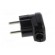 Connector: AC supply | male | plug | 2P | 250VAC | 16A | black | for cable image 3