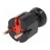 Connector: AC supply | male | plug | 2P | 250VAC | 16A | black | for cable paveikslėlis 1