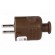 Connector: AC supply | male | plug | 2P+PE | 230VAC | 16A | brown | PIN: 3 фото 3