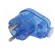 Connector: AC supply | male | plug | 2P+PE | 230VAC | 16A | for cable image 2