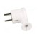Connector: AC supply | male | plug | 2P+PE | 230VAC | 16A | white | PIN: 3 image 3