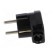 Connector: AC supply | male | plug | 2P+PE | 250VAC | 16A | black | PIN: 3 image 3