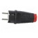Connector: AC supply | male | plug | 2P+PE | 250VAC | 16A | for cable image 3