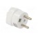 Connector: AC supply | male | plug | 2P+PE | 250VAC | 16A | white | PIN: 3 paveikslėlis 8