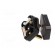 Connector: AC supply | plug | 2P+PE | 250VAC | 3A | black | PIN: 3 | angled image 6