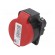 Connector: AC supply | socket | 2P+PE | 250VAC | 16A | black,red | PIN: 3 image 1