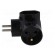 Connector: AC supply | splitter | 2P,2P+PE | black | Output: 3x socket paveikslėlis 3