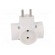 Connector: AC supply | splitter | 2P | Type: round | white paveikslėlis 9