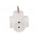 Connector: AC supply | splitter | 2P | Type: round | white paveikslėlis 7