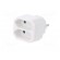 Connector: AC supply | splitter | 2P | Type: round,flat | white image 2