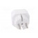 Connector: AC supply | splitter | 2P | Type: round,flat | white image 5