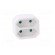 Connector: AC supply | splitter | 2P | Type: round,flat | white image 9