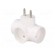 Connector: AC supply | splitter | 2P | Type: round,with backlight image 2
