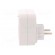 Connector: AC supply | splitter | 2P+PE | 250VAC | 10A | white image 3