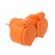 Connector: AC supply | splitter | 2P+PE | 250VAC | 16A | orange | IP44 image 8