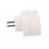 Connector: AC supply | splitter | 2P+PE | 250VAC | 16A | white image 3