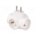 Connector: AC supply | splitter | 2P+PE | Type: round,with earthing image 2