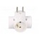 Connector: AC supply | splitter | 2P+PE | Type: round,with earthing image 5