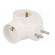 Connector: AC supply | splitter | 2P+PE | white | Output: 3x socket image 8