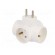 Connector: AC supply | splitter | 2P+PE | white | Output: 4x socket фото 6