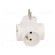 Connector: AC supply | splitter | 2P+PE | white | Output: 4x socket image 7