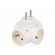 Connector: AC supply | splitter | 2P+PE | white | Output: 4x socket фото 8
