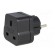 Transition: adapter | 2P+PE | 230VAC | 13A | Type: UK | black | PIN: 3 image 2