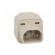 Transition: adapter | 2P+PE | 250VAC | 10A | Type: C13 (F) | white | PIN: 3 image 5