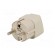 Transition: adapter | 2P+PE | 250VAC | 10A | Type: Uni-Schuko | white image 6