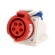 Connector: AC supply 3-phase | socket | female | 16A | 400VAC | IP67 image 2