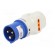 Connector: AC supply | adapter | male/female | 16A | 230VAC | IEC 60309 image 2