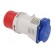 Connector: AC supply | male/female | 16A | 400/230VAC | IP44 | straight image 4