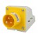 Connector: AC supply | socket | male | 16A | 110VAC | IP44 | Layout: 2P+PE image 1
