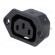 Connector: AC supply | socket | female | 10A | 250VAC | IEC 60320 paveikslėlis 1