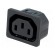 Connector: AC supply | socket | female | 10A | 250VAC | IEC 60320 фото 1