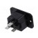 Connector: AC supply | socket | female | 10A | 250VAC | IEC 60320 | 40mm image 6