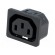 Connector: AC supply | socket | female | 10A | 250VAC | IEC 60320 | IP30 image 1