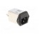 Connector: AC supply | socket | male | 10A | 250VAC | C14 (E) | -25÷85°C image 7