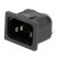 Connector: AC supply | socket | male | 10A | 250VAC | IEC 60320 | C14 (E) paveikslėlis 1