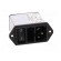 Connector: AC supply | socket | male | 1A | 250VAC | C14 (E),shielded image 9